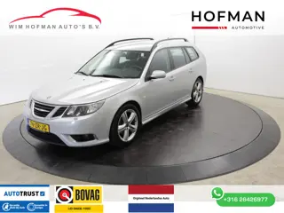 Saab 9-3 Sport Estate 2.8 T V6 Aero XWD 281PK Youngtimer NL Auto Leer Navi Stoelverw Cruise Trekh