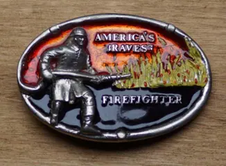 Gesp " America's bravest Firefighter " ( Brandweerman )