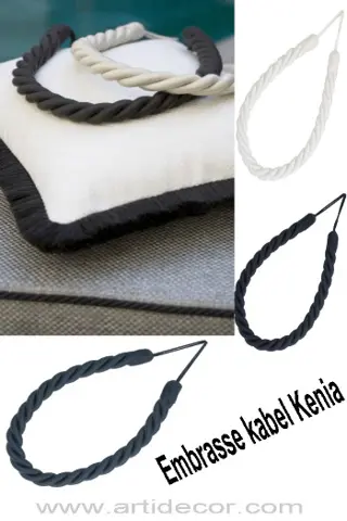Embrasse kabel Kenia (leverbaar in 8 kleuren)