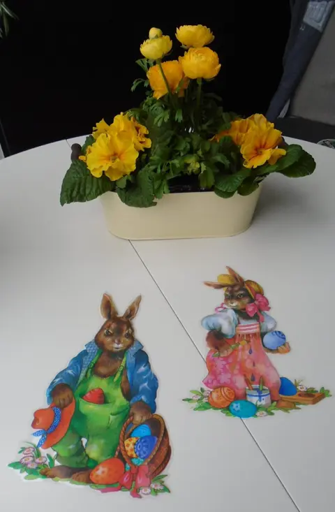 RAAMSTIKKERS, TAFEL STIKKERS GROTE VELLEN 6 STUKS NIEUW