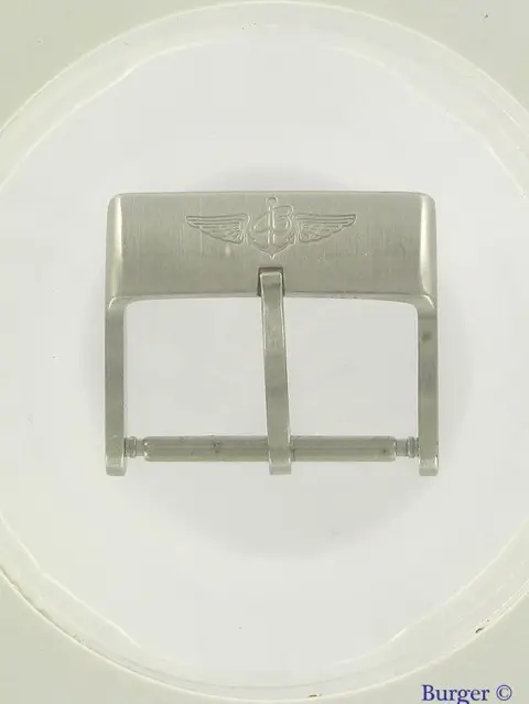 Breitling Stainless Steel Mat Pin Buckle 20 MM
