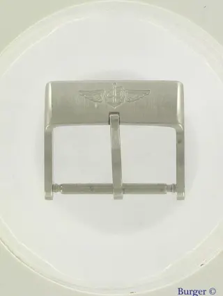 Breitling Stainless Steel Mat Pin Buckle 20 MM