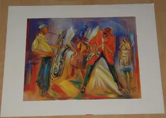 POSTER 50X40 CM MUZIEK DIVERSEN NIEUW