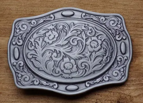 Buckle / gesp " Bloem motief "