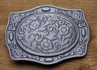 Buckle / gesp " Bloem motief "