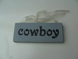 COWBOY OPHANG PLAATJE NIEUW