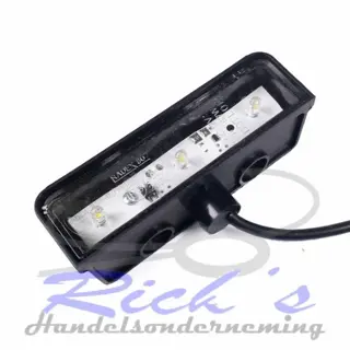 Kentekenverlichting Led 110 x33 x35 mm