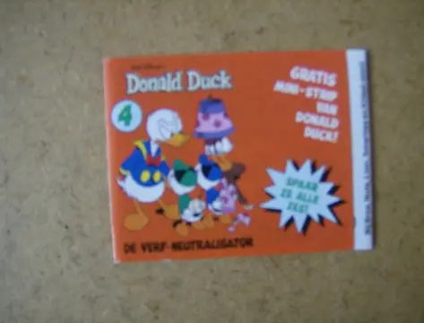 Donald duck vouwstrip nestle 4 adv4144