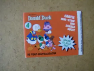 Donald duck vouwstrip nestle 4 adv4144