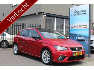 SEAT Ibiza 1.0 TSI FR Night Pakket Panoramadak Nieuw model Ambiance Led Navi Camera Beats sound ACC 