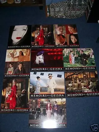 MEMOIRS OF A GEISHA lobbycard set.