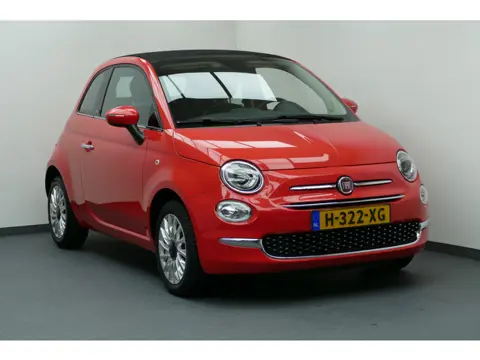 Fiat 500C 1.2 Clima, Cruise, Park Sensors, 15"LM Velgen All Season Banden