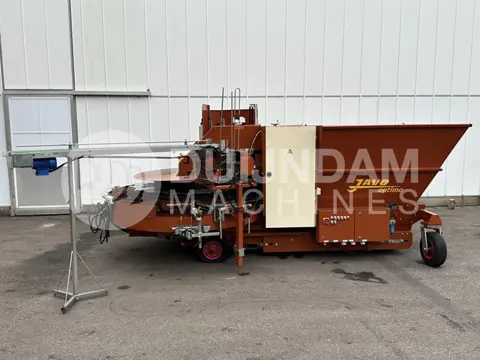 Javo Optima potmachine met pneumatische potinzetter en afzetter