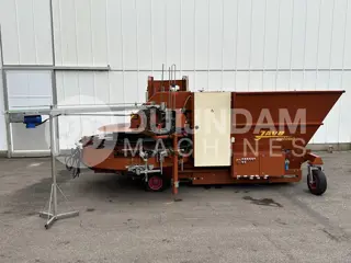 Javo Optima potmachine met pneumatische potinzetter en afzetter