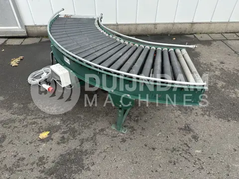 Douw rollenbaan aangedreven bocht 90°
