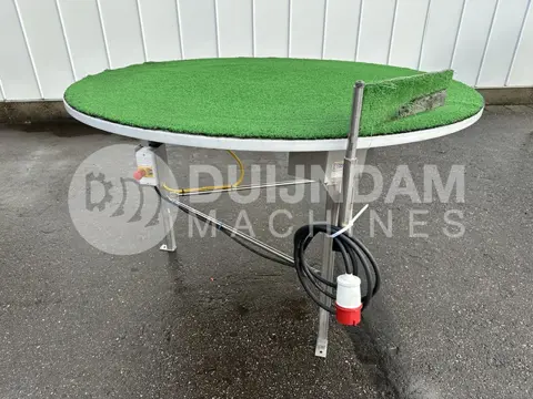 Draaitafel RVS 150 met kuntstof blad