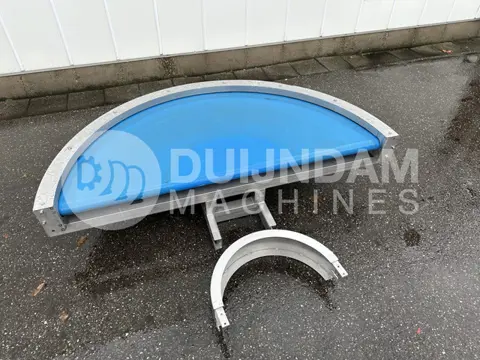 QJ Producties bochtband 180 graden, roestvrij staal 50 cm