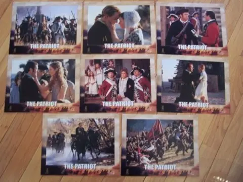 THE PATRIOT lobbycard set.