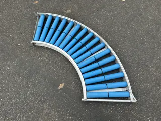 Rollenbaan bocht 90° 40 cm