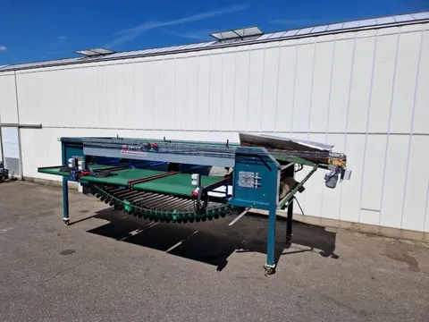 Allround rollensorteermachine met borstel en toevoerband