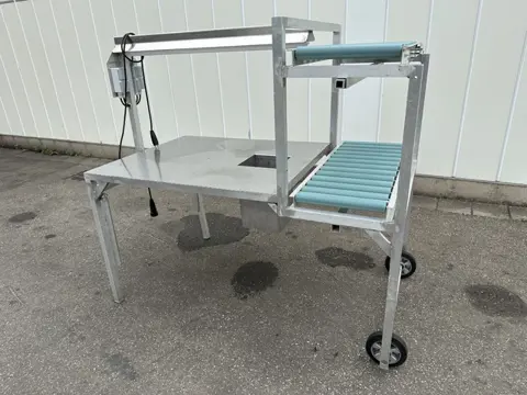 Werktafel 100 x 120 + rollenbanen