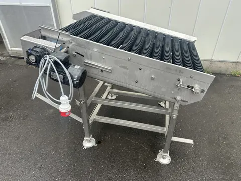 Rollenleesband RVS met rubberen schijfjes 120 x 75 voor fruit