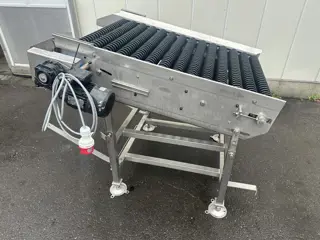 Rollenleesband RVS met rubberen schijfjes 120 x 75 voor fruit