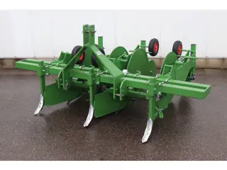 Folielegger 2 rijig, met vast middenelement en ruggenvormers