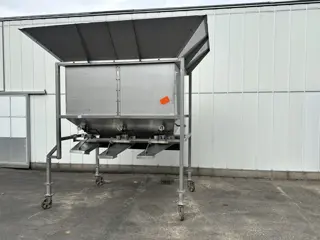 ACB doseerbunker roestvrij staal