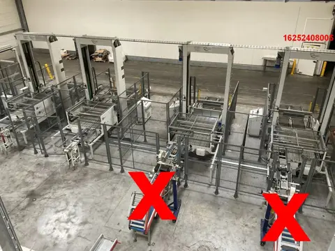 Sorma PAL 108D palletiseerder met kettingtransporteur