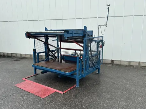 Vitech kistenkantelaar met zachte dosering. Voor max. 160 cm brede dozen