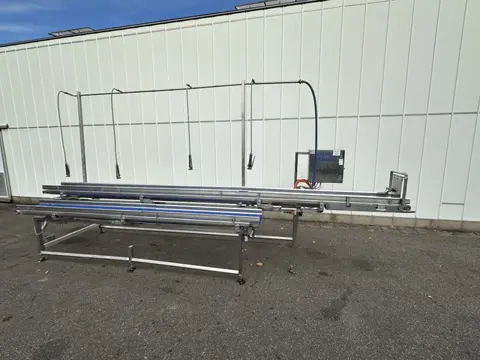 Seda groentewasmachine dubbele transportband voor het spoelen van pompoenen en kisten met bladgroent