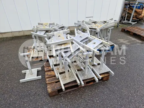 Steun aluminium voor 15 cm brede plantentransportbanden