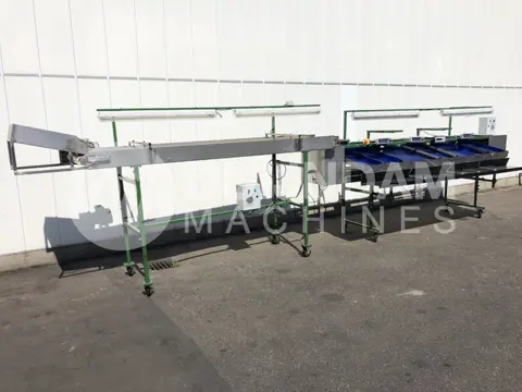 Knapen kersensorteermachine met terugtrekkende V-snaren