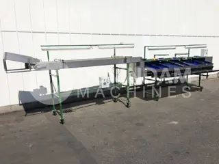 Knapen kersensorteermachine met terugtrekkende V-snaren