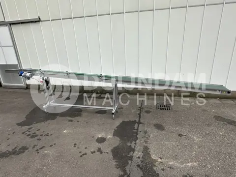 BCK transportband 425 x 20 cm + 50 x 20 cm rollenbaan