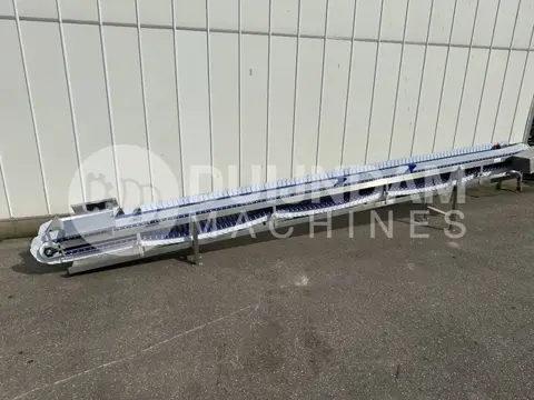 Franz Nahrungsmittelmaschinen vlakke transportband 550 x 29 cm
