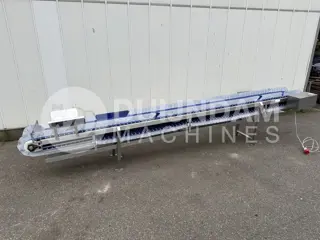 Franz Nahrungsmittelmaschinen vlakke transportband 340 x 29 cm