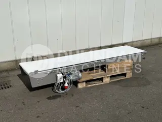 Transportband 255 x 60 cm roestvrij staal