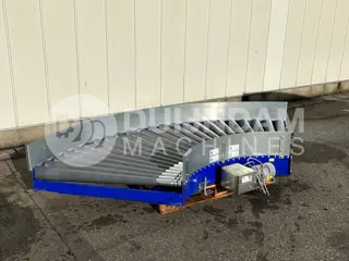 Budde aangedreven rollenbaanbocht 90°