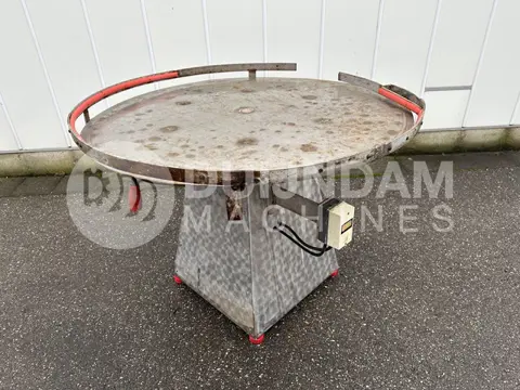 RVS draaitafel 125 cm ø