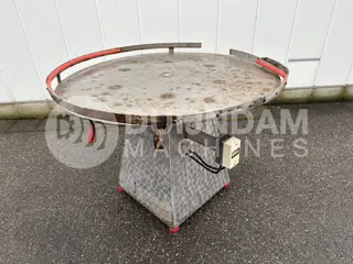 RVS draaitafel 125 cm ø