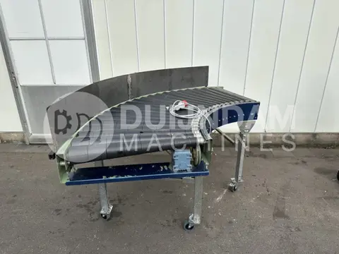 90° Aangedreven rollenbaanbocht/bochtband