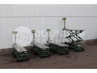 Buitendijk & Slaman Berkvens electro buisrailwagen met dubbele hydraulische schaar, 50 cm spoor
