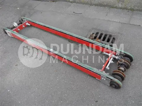 Flier transportband met 2 bandjes, zonder motor