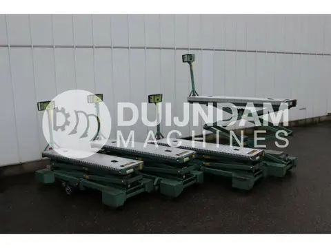 Buitendijk & Slaman Berkvens electro buisrailwagen met dubbele hydraulische schaar, 55 cm spoor