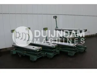 Buitendijk & Slaman Berkvens electro buisrailwagen met dubbele hydraulische schaar, 55 cm spoor