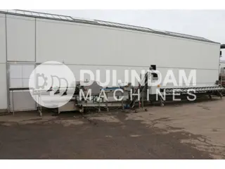 Hermeler ATS 18 aspergesorteerder met wasser voor witte asperges