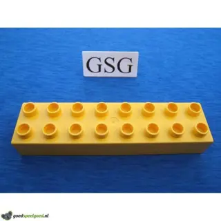 Basisblok geel 16 noppen