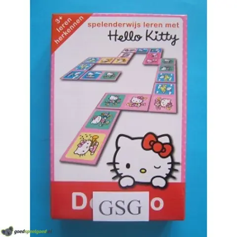 Spelenderwijs leren met Hello Kitty domino nr. 29393-00